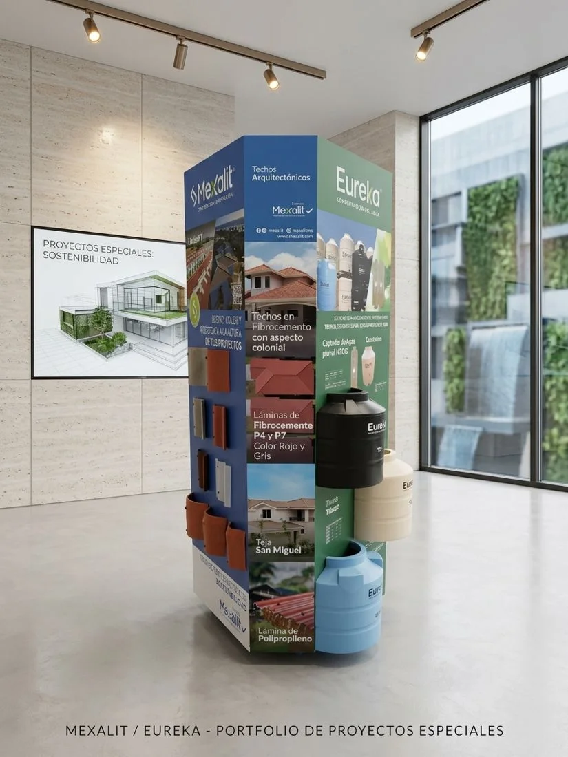 Exhibidor 360 personalizado